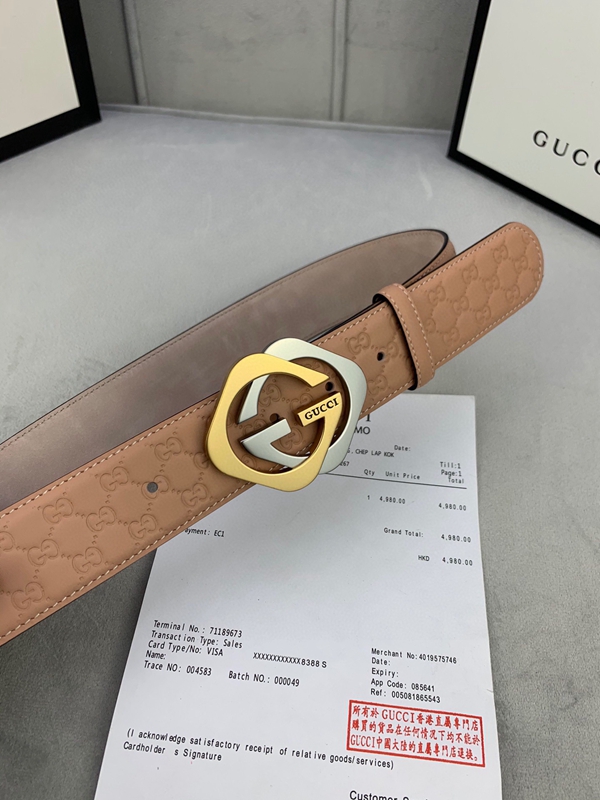 グッチベルト激安素材ディテール